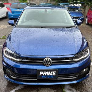 volkswagon polo r line blue 2019